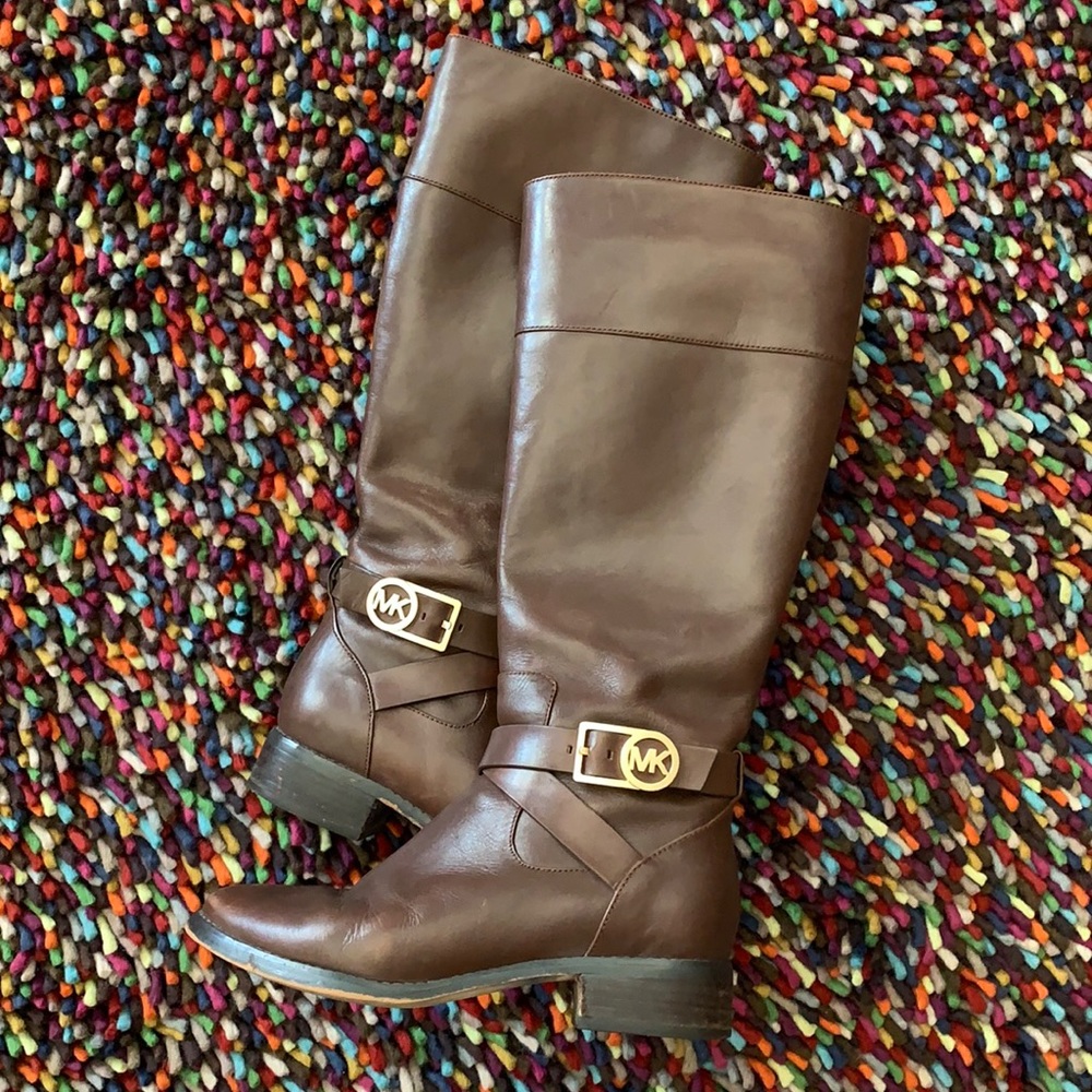Michael Kors Brown Heeled Boots